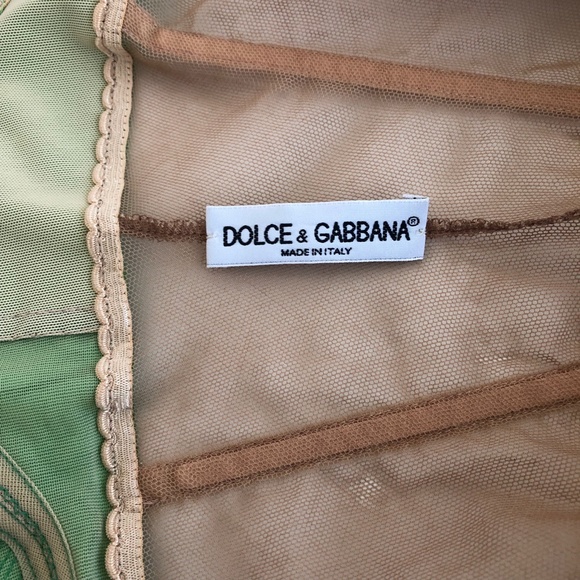 Dolce & Gabbana S/S 1998 Sheer Mesh Corset Dress - Picture 11 of 16